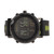 Outdoor Sports Watch Air Pressure Change Multifunctional Electronic Wrist Watch for Fishing Hiking Black Green