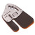 Leather Archery Finger Tab Protect Guard Recurve Bow Protector Shooting Practice Gear Silver M