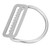 KEEP DIVING Durable Stainless Steel Slide Buckle Strap Belt Keeper Diving Accessory