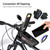 Bike Phone Bag Waterproof Top Tube Bag Bicycle Touchscreen Phone Mount Bag Cycle Frame Bag Fits Cellphones Below 6.8''