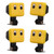 4Pcs RC LED Light Cover Dustproof Replacement Universal RC Car Lampshade for Hsp for Redcat for Traxxas for Tamiya Square