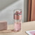 Tea Infuser Bottle 420ml Double Layer Stainless Steel Leakage Proof Glass Water Bottle for Office Travel Home