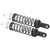 2Pcs 173mm RC Aluminium Shock Absorber Damper for HSP 94050 1/5 RC Gasoline OffRoad Cars(Silver )