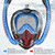 Snorkeling Mask Double Tube Silicone Full Drying Diving Mask Adults Swimming Mask Diving Goggles Self Contained Underwater Breathing Apparatus