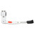 Bike Kickstand Aluminium Alloy Adjustable Wear Resisting Plastic Mat Inside Enhanced Stability Bicycle KickstandWhite