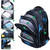 Primary and Secondary School Students Backpack Waterproof Schoolbag with Lunch Bag and Pen Bag