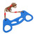 Multifunctional Pull Up Ring with Rope Children Swing Toy Kid Toys for Indoor Outdoor UseBlue