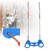 Multifunctional Pull Up Ring with Rope Children Swing Toy Kid Toys for Indoor Outdoor UseBlue