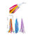 3 Pairs Kids Bike Streamers Bicycle Tassel Ribbon 32 Strips Children Scooter Handlebar Streamers Bike Accessories