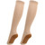 1Pair Zipper MidCalf Length Sock Compression Stockings Slim Leggings Stretch Socks Open Toe(Zipper Socks(Skin Color Bronze Bottom) S/M)