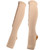 1Pair Zipper MidCalf Length Sock Compression Stockings Slim Leggings Stretch Socks Open Toe(Zipper Socks(Skin Color Bronze Bottom) S/M)