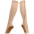 1Pair Zipper MidCalf Length Sock Compression Stockings Slim Leggings Stretch Socks Open Toe(Zipper Socks(Skin Color Bronze Bottom) S/M)
