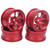4Pcs RC Wheel Hub Replacement Upgrade Parts Fit for WLtoys 1/18 Remote Control Car Red