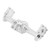 Front Axle Housing Superior Stability Aluminum Alloy Durable for HOBBYPLUS 1/18 4WD CP18P Remote Control Car Silver