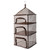 Outdoors Drying Net Foldable Drying Rack 4 Layers Fish Mesh with U-Shape Zippers and Hooks for  Seafoods Clothes