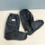 Rainproof Shoes Covers Thickened Bottom High Cylinder Boot Shoes Covers for Outdoor Walking Cycling Black L