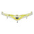 RC Plane Kit Glider Remote Control Airplane EPP Foam Aircraft with LED Light for Beginners Adults Kids Yellow 1 Battery