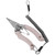 Multi Functional Stainless Steel Fishing Lure Pliers Scissors  Fishing Control Clamp Fish Line Cutter Tool Khaki