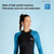 Women 3mm Neoprene Wetsuits Adult One Piece Full Body Long Sleeves Diving Suit