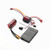 GTSKYTENRC Waterproof 2845 Brushless Motor 4400KV & 35A Brushless ESC & Programming card Replacement for F19A 1/10 HPI Trx4 HSP 1/12 Remote Control Car