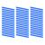 48PCS Mountain Bike Steel Wheel Rim Reflective Strip Bicycle Spoke Light Cycling Equipment Accessories