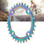 104BCD Mountain Bike Positive &amp; Negative Tooth Disc Chain Wheel Chainring Colorful Plating Color(34T )