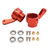 2pcs RC Aluminium Steering Cup Universal Steering Knuckles for WPL B14 1/16 RC Car Upgrade PartsRed