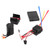 3650 3100KV Brushless Motor 60A ESC Programmer Card Heatsink for 1:10 RC Car