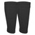 One Pair Football Calf Sleeves Elastic Mesh Breathable Sports Footless Compression Socks for Outdoor Black L