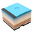 3D Memo Pad with Light Cute Sakura Tree House Decor 3D Paper Carving Art Notepad for Office Home Reading Room