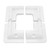 4pcs Solar Panel Corner Bracket Anti UV ABS Solar Panel Roof Drill Free Support Mount for RV Boats