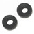 2pcs RC Helicopter Rubber Rings RC Aircraft Horizontal Shaft Rubber Ring Replacement for K200 Black
