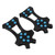 1Pair Shoe Crampons Snow Walking Traction 10 Spikes Ice Gripper Cleats for Hiking Walking MountaineeringS 31-36