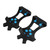 1Pair Shoe Crampons Snow Walking Traction 10 Spikes Ice Gripper Cleats for Hiking Walking MountaineeringS 31-36