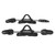 2pcs Diving Fin Strap Adjustable Quick Release Buckle Universal Scuba Diving Fin Spring Heel Strap Replacement B Buckle