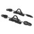 2pcs Diving Fin Strap Adjustable Quick Release Buckle Universal Scuba Diving Fin Spring Heel Strap Replacement B Buckle