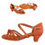 Soft Comfortable Latin Shoes Fashion Dance Shoe for Children Girl Brown 35