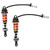 2Pcs RC Car Front Shock Absorber Adjustable Height Aluminum Alloy for ZD Racing 07 1/7 RC Car