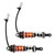 2Pcs RC Car Front Shock Absorber Adjustable Height Aluminum Alloy for ZD Racing 07 1/7 RC Car