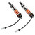 2Pcs RC Car Front Shock Absorber Adjustable Height Aluminum Alloy for ZD Racing 07 1/7 RC Car