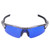 Ball Finder Sport Glasses UV Protection Portable Cycling Glasses with Glasses Cloth and Storage Bag for Outdoors Sports 9002F Gray