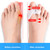 2 Pairs Toe Separators Toe Spacers Bunion Corrector Silicone Orthotics Bunion Relief for Bunion Overlapping