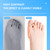 2 Pairs Toe Separators Toe Spacers Bunion Corrector Silicone Orthotics Bunion Relief for Bunion Overlapping