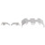 Stainless Steel Armor Skid Plate Set Center Front Rear Guards Plates for Axial SCX24 90081