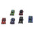 6Pcs Pull Back Cars Toys Set Zinc Alloy Pull Back Racing Car Model Toy for Over 3 Years Old