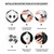 Balaclava Cycle Cap Thermal Face Cover with Breathing Valve in Winter for Skiing Snowboarding Motorcycling for Men Women