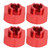 SCX2424 RC Combiner Cross Wrenches Kit 7mm Aluminum Alloy RC Maintenance Parts for AXIAL SCX24 1/24 RC CarRed