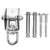 Heavy Duty 360 Degree Swivel Swing Hanger Stainless Steel Swing Hook For Playground Gym Rope Boxing Bag Hammock Chair 1000 Lb Capacity