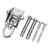 Heavy Duty 360 Degree Swivel Swing Hanger Stainless Steel Swing Hook For Playground Gym Rope Boxing Bag Hammock Chair 1000 Lb Capacity