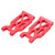 2Pcs RC Front Swing Arm Aluminium Alloy Remote Control Car Metal Upgrade Parts for WLtoys 104001 1/10 RC CarRed